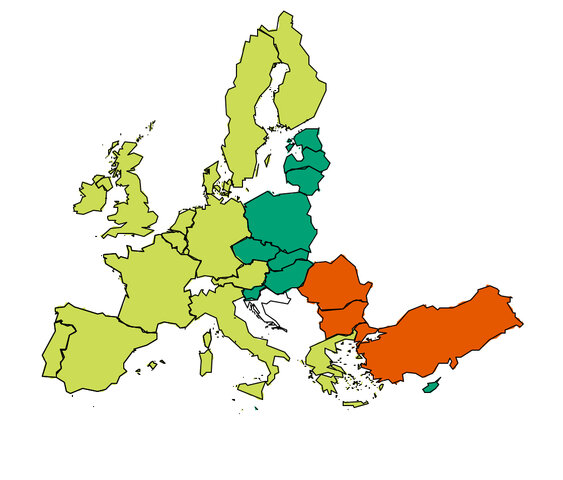 10 countries joins and firm the Constitutional Treaty