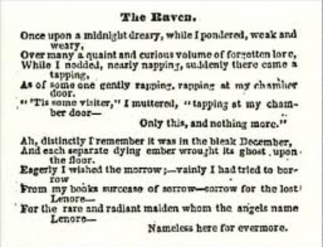 His first poem. (Did not say exact date)