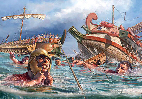 Sconfitta dei Cartaginesi a Capo Ecnomo