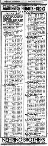 1933 Listings