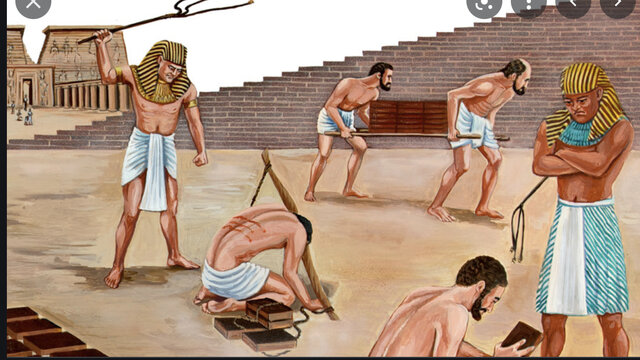 el comienzo de la esclavitud de ejipto