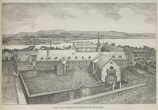 Fondation de l'Hôtel-Dieu de Québec par les Augustines