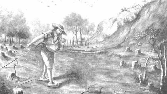 Arrivé de la famille Hébert en Nouvelle-France