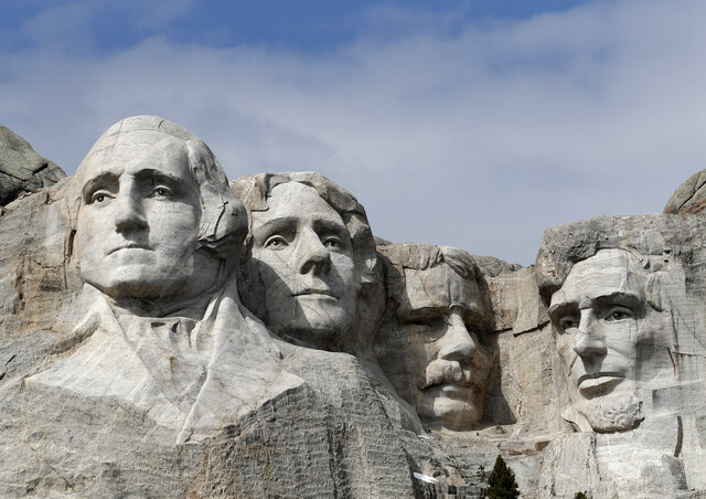 Dedicating Work on Mount Rushmore