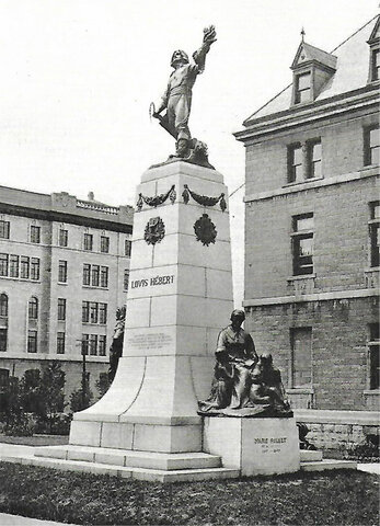 Arrivée de la famille Hébert en nouvelle France