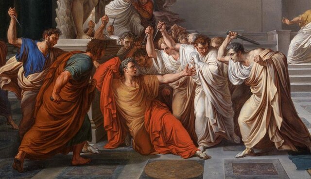 Julius Caesar Is Assassinated
