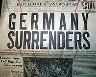 Germany's surrender, May 7, 1945