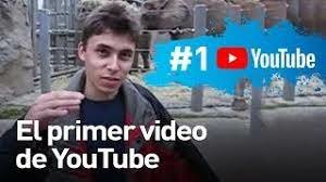 PRIMER VIDEO DE YOUTUBE