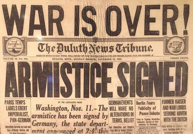 Fin de la Primera Guerra Mundial