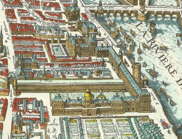 Prima edificazione del Louvre (1190)