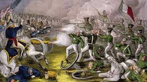 Mexican War (Green during the war- Red after the war) (Political)