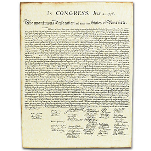 The Declaration of Independence