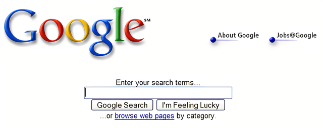 Google company is formed, dominating the Web