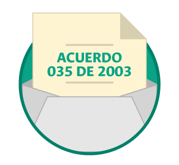 Acuerdo 035 del 2003