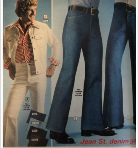Wide-Legged Denim Pants