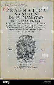PUBLICACIÓN DE LA PRAGMÁTICA SANCIÓN DE 1789