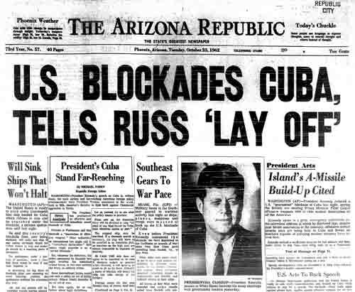 Cuban Missile Crisis (Oct 16-28 1962)