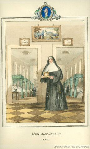 Fondation de l’Hôtel-Dieu de Québec par les Augustines