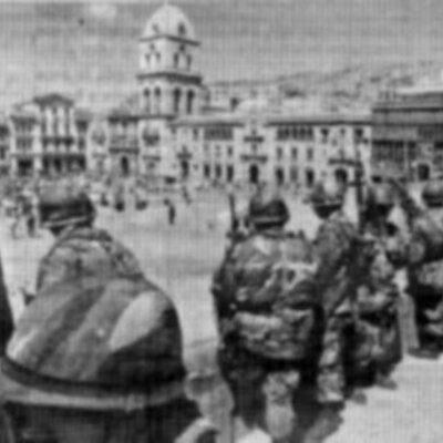 Timeline: GOBIERNOS DE LA POS-GUERRA - SOCIALISMOS MILITAR (1936 -1952)