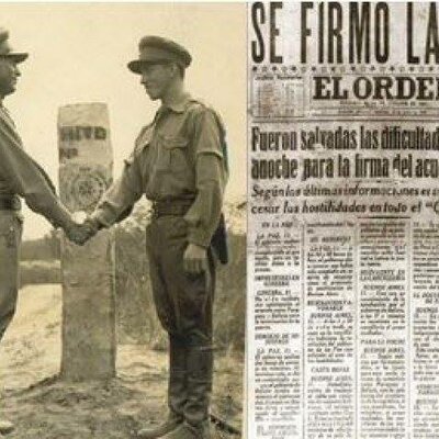 Timeline: GOBIERNOS DE LA POST-GUERRA-SOCIALISMO MILITAR (1936-1952)