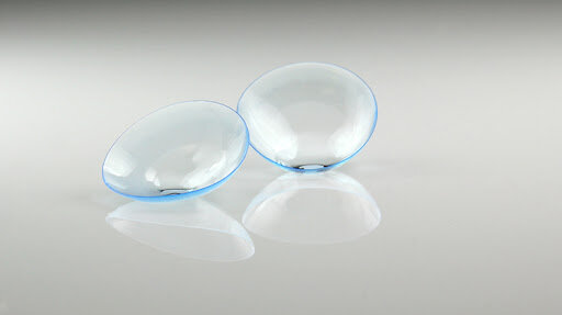 lentes de contacto de poli- hema