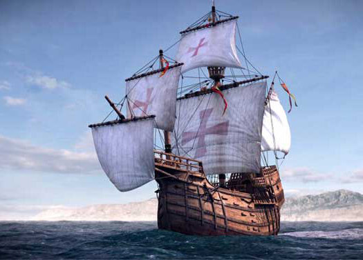 Primera nau catalana a Amèrica