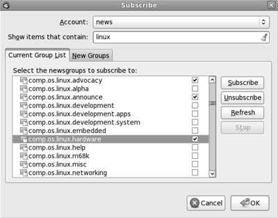 newsgroup comp.os.linux.development.