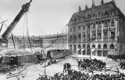 Intento de ocupación del ayuntamiento de París.