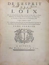 Publicació de l’Esperit de les lleis”. Montesquieu