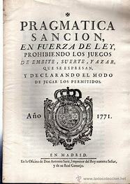 Publicación de la Pragmática Sanción de 1789