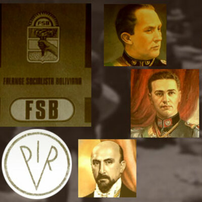 Timeline: GOBIERNOS DE LA POST GUERRA-SOCIALISMO  MILITAR(1930-1952)