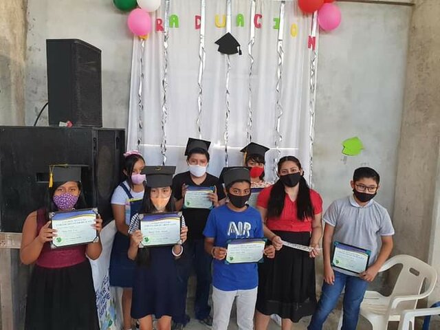 Graduación de la escuela dominical