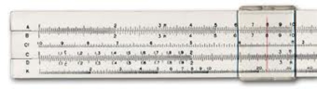 Invencion de la Primera regla deslizante