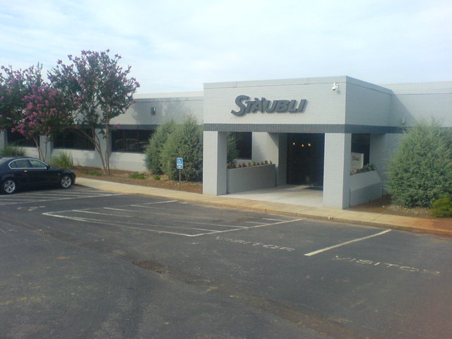 New logo sign installed on the front of STC