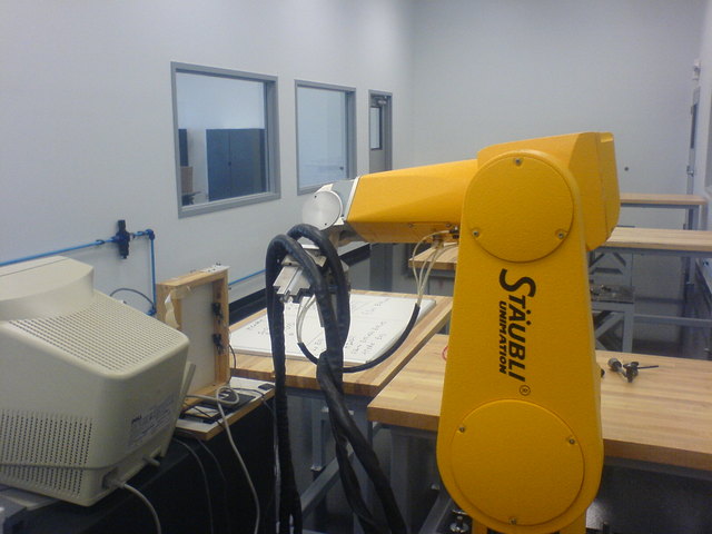 Moving furniture into new training rooms