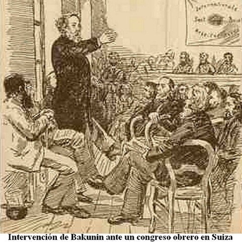 Congreso de Zurich y expulsión de los anarquistas.