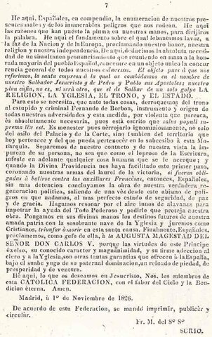 Revuelta de los agraviados o “malcontents”.