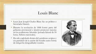 Louis Blanc idea el proyecto de los Talleres Nacionales