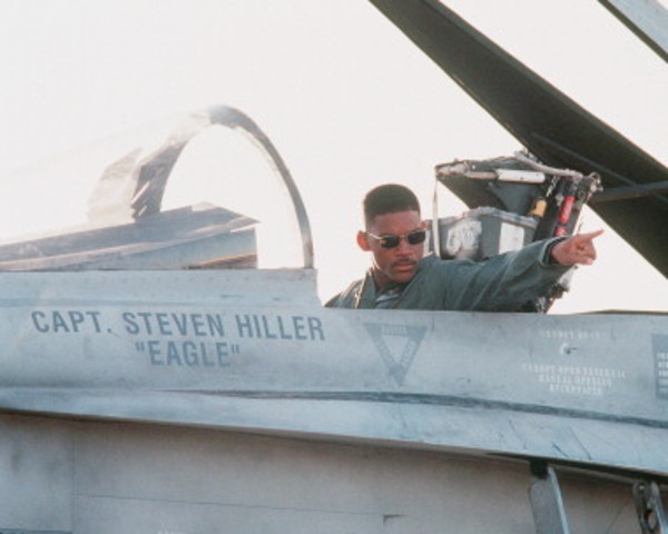 TOOK THE ROLL OF Captain Steven Hiller in "Independence Day."