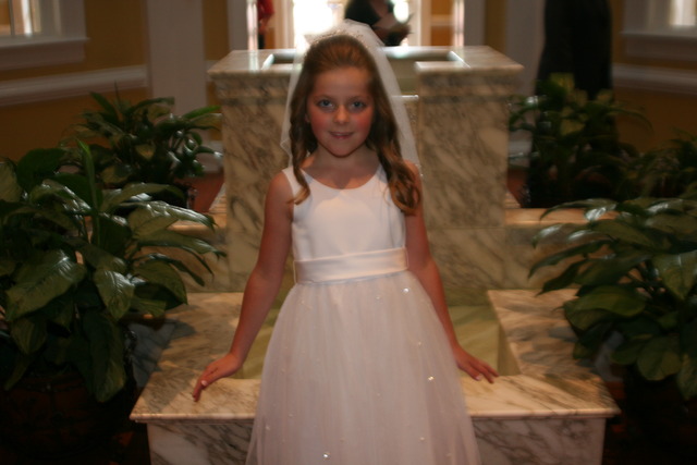 My first holy communion