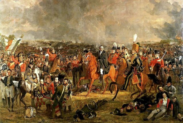 Napoleón es derrotado definitivamente en Waterloo.