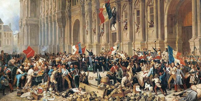 Intento de ocupación del ayuntamiento de París.