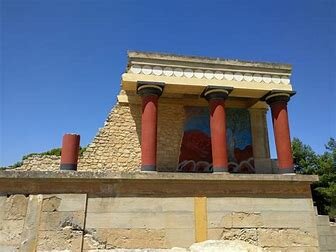 Costruzione del tempio di Cnosso