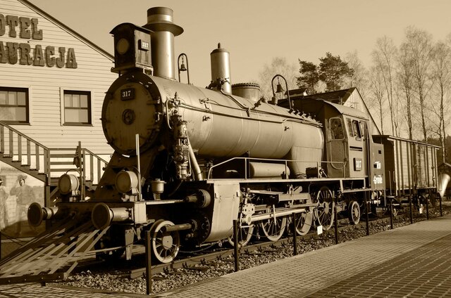 Primera locomotora de vapor