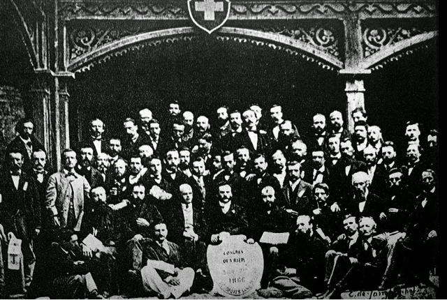 Inauguración de la I internacional de trabajadores