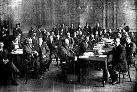 Primer congreso de la II AIT, en Bruselas