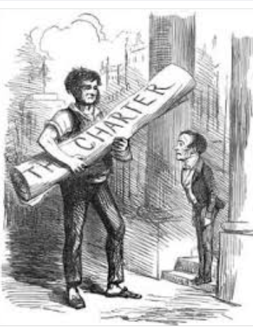 El movimiento cartista envía "la carta del pueblo" al Parlamento británico