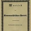 Marx y Engels publican el “Manifiesto Comunista”