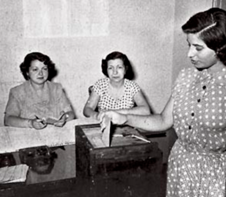 Aprobación del voto de las mujeres