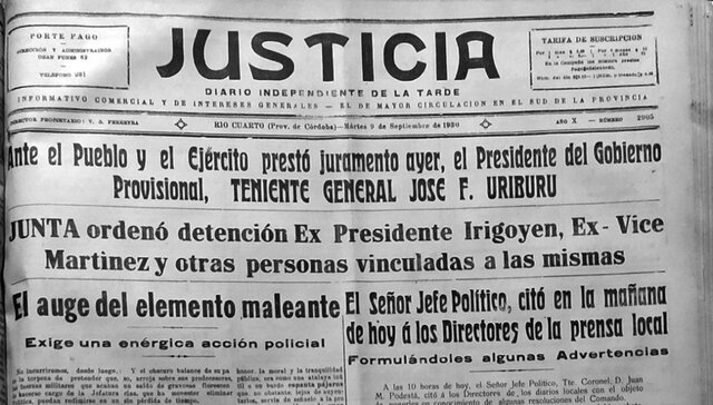Primer Golpe de Estado